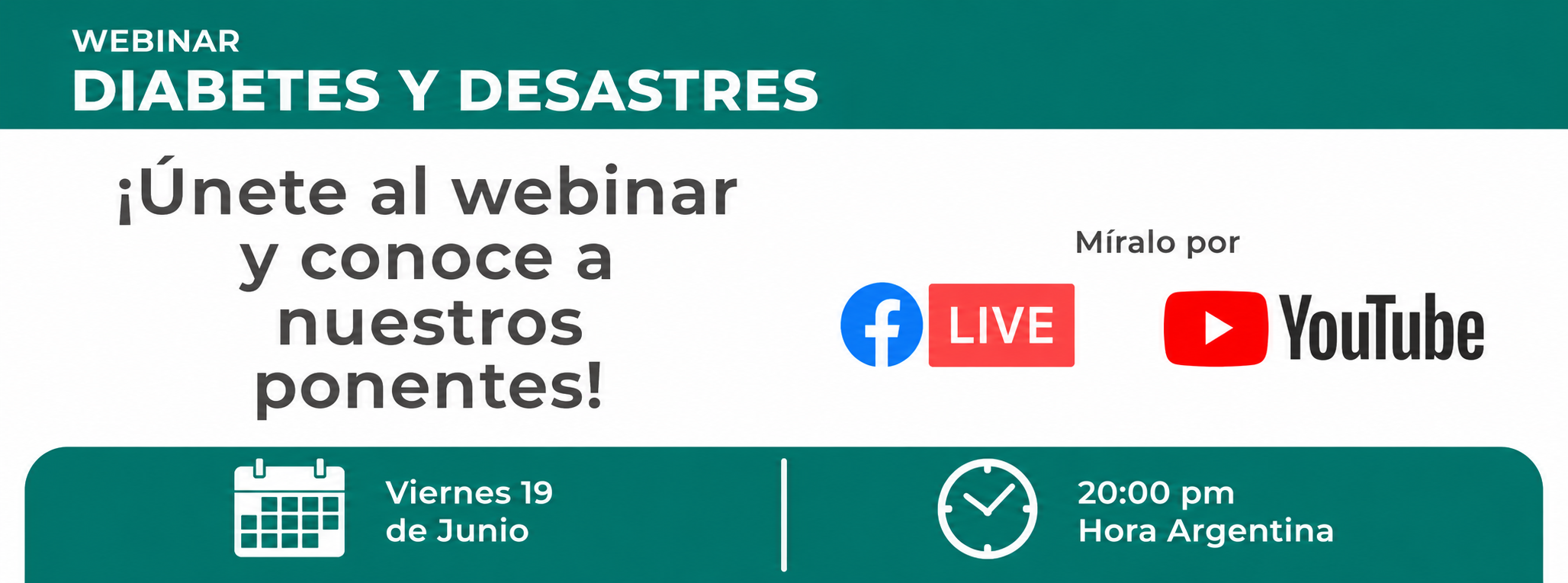 Webinars Diabetes y Desastres